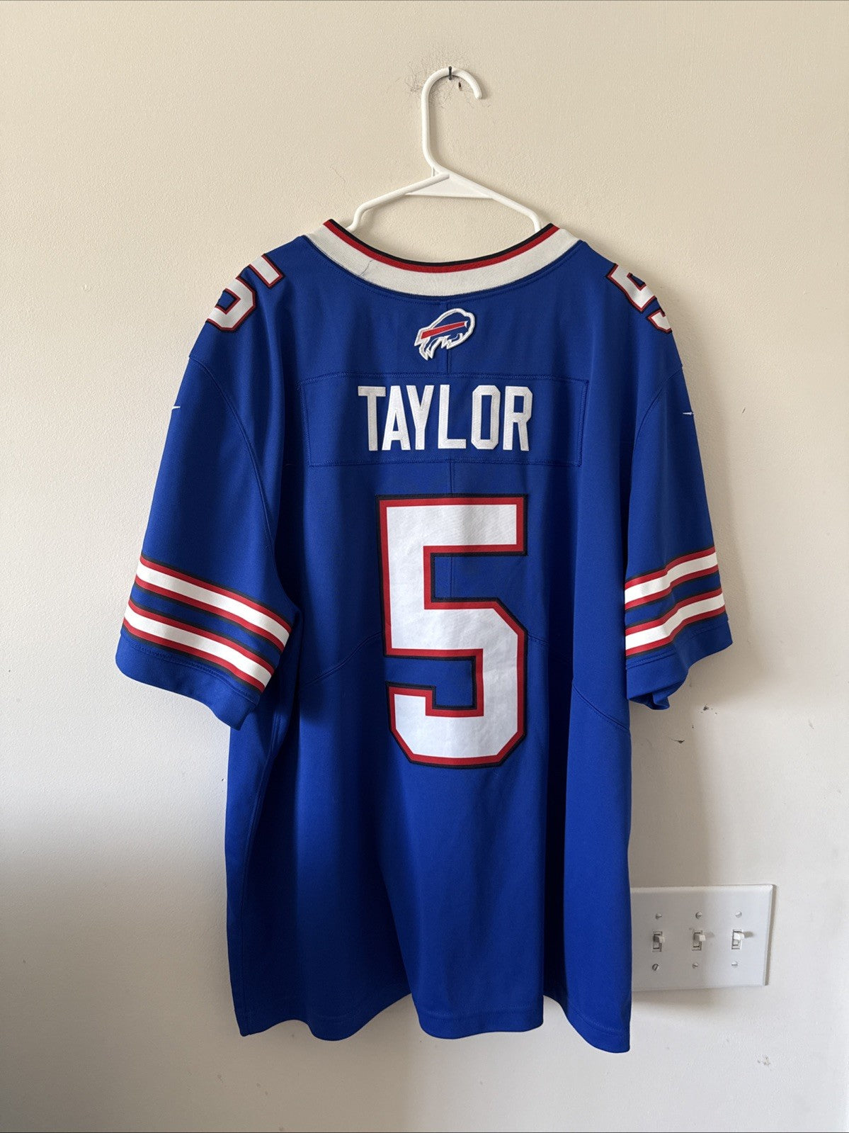 Men’s Nike Tyrod Taylor #5 Buffalo Bills Vapor Lmtd NFL Jersey Sz 2XL Blue RARE