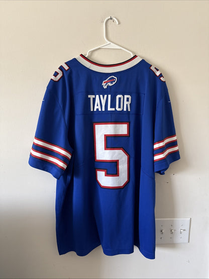 Men’s Nike Tyrod Taylor #5 Buffalo Bills Vapor Lmtd NFL Jersey Sz 2XL Blue RARE