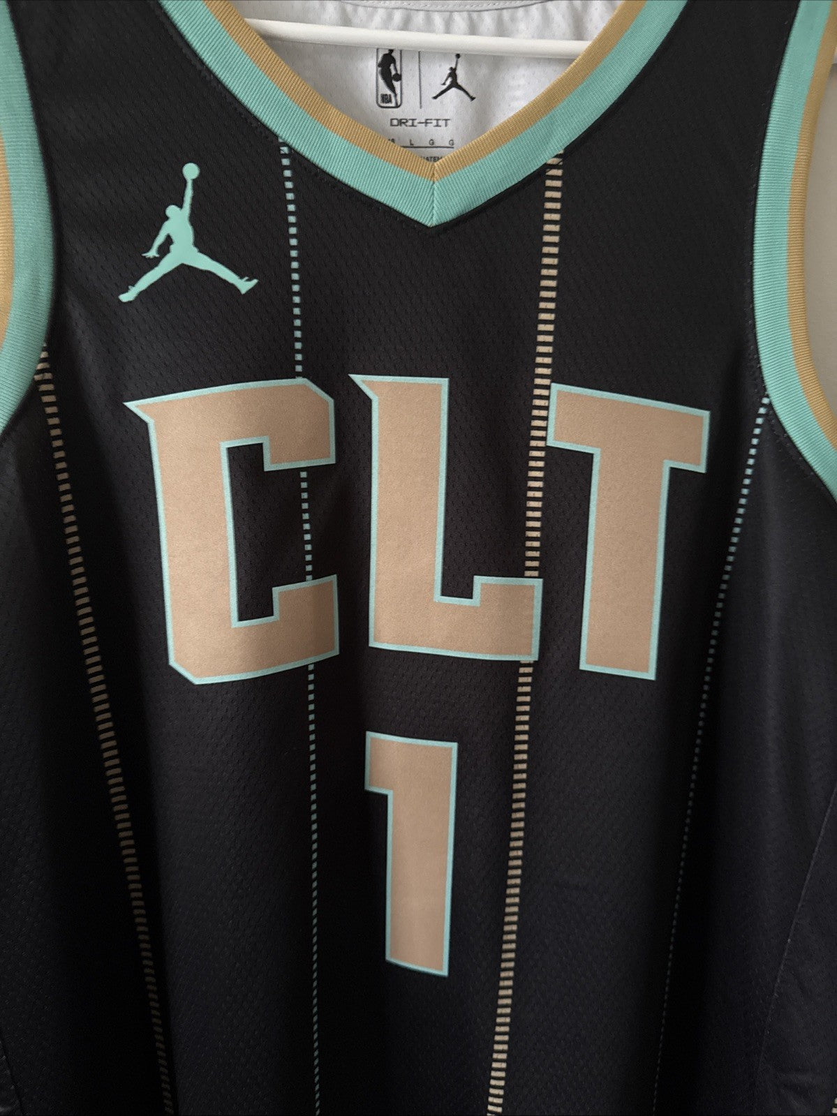 Men’s Jordan LaMelo Ball #1 Charlotte Hornets 2022/23 City Edition Jersey Sz 48