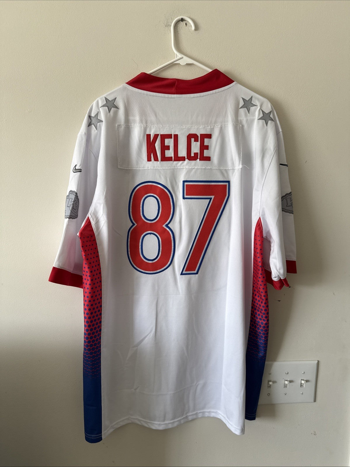 Men’s Nike Travis Kelce #87 Kansas City Chiefs 2022 Pro Bowl Jersey Sz L - RARE