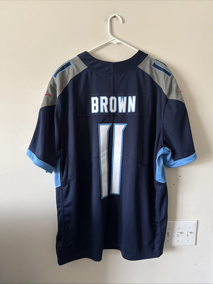 Men’s Nike AJ Brown #11 Tennessee Titans Vapor Lmtd Jersey Sz 2XL Blue NWT RARE