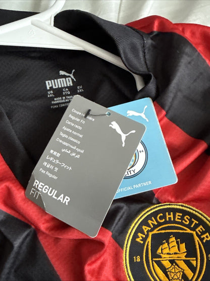 Men’s Puma Ruben Dias #3 Manchester City Puma 2022/23 Away Jersey Sz 2XL - RARE