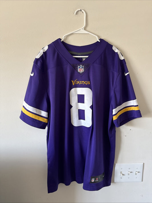Men’s Nike Kirk Cousins #8 Minnesota Vikings Vapor Limited Jersey Sz XL - RARE