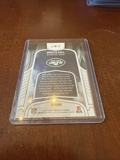 2022 Panini Absolute - Introductions Breece Hall #INT-12 Spectrum Orange /75...