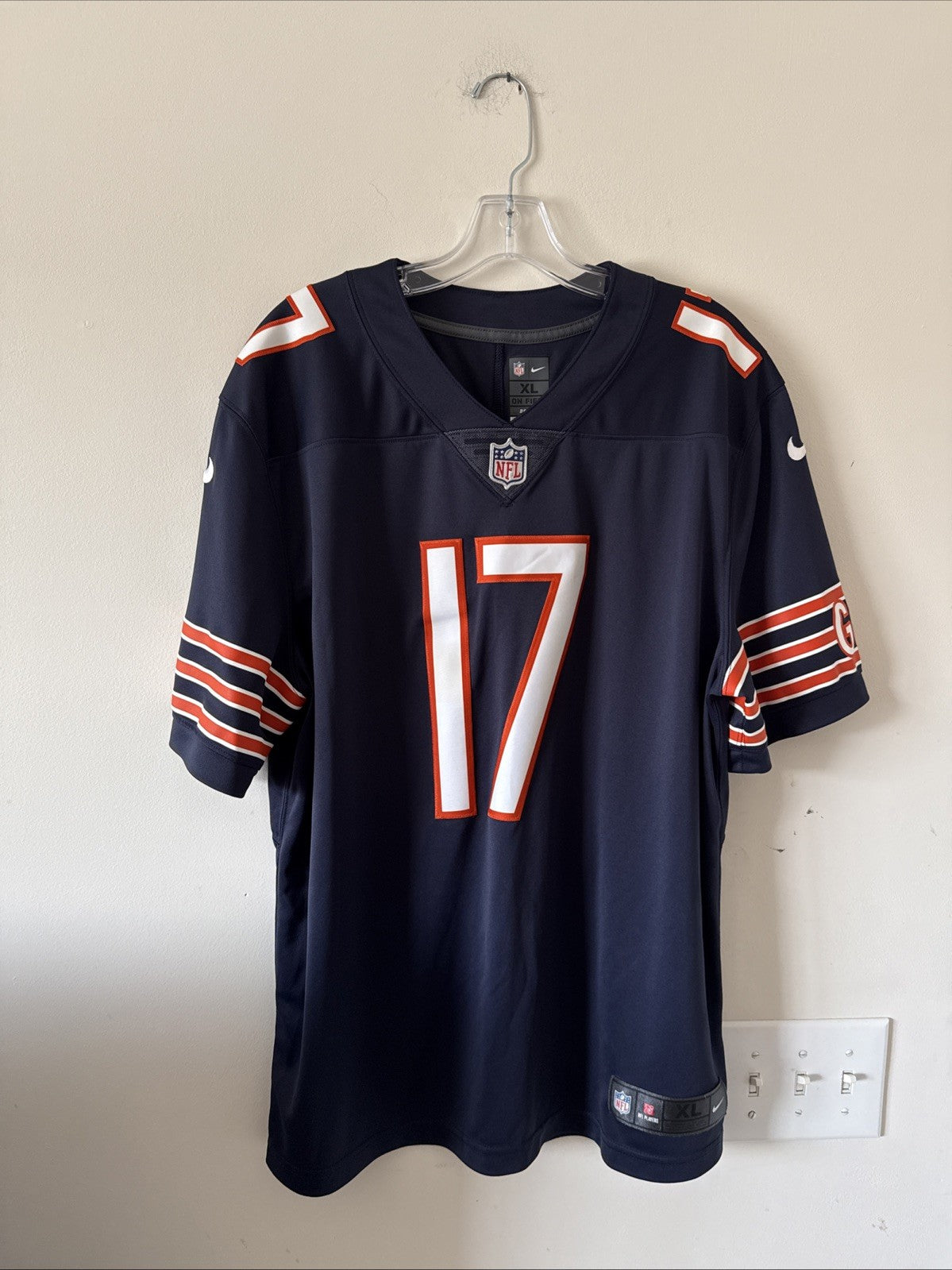 Men’s Nike Alshon Jeffery #17 Chicago Bears Vapor Lmtd Jersey Sz XL - Blue RARE