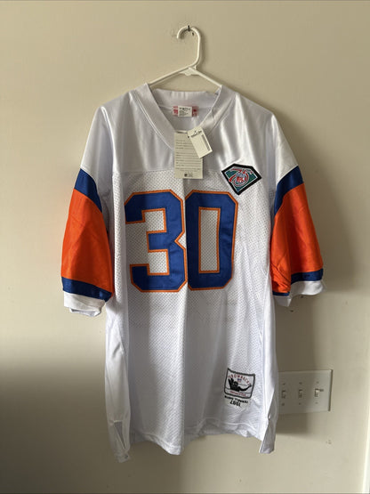 MEN’S MITCHELL & NESS TERELL DAVIS #30 DENVER BRONCOS THROWBACK JERSEY SZ 52 NWT