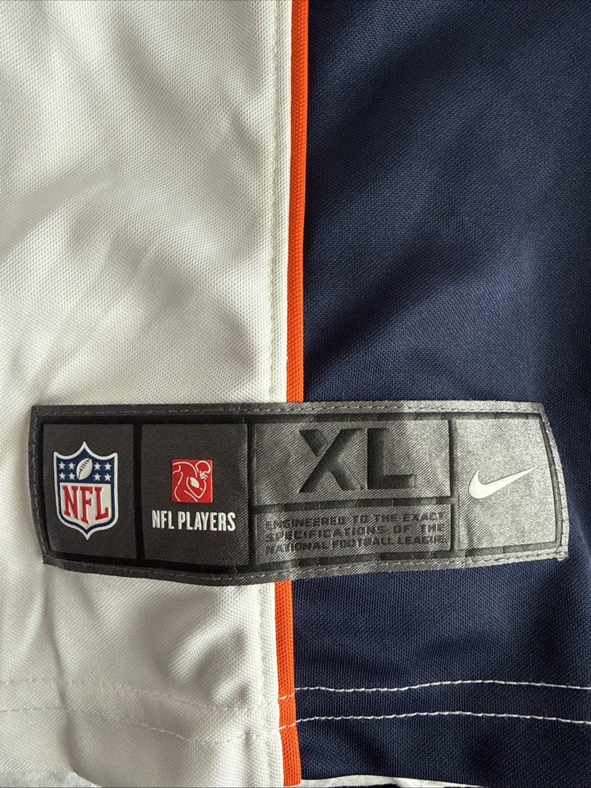 Men’s Nike Justin Simmons #31 Denver Broncos Vapor Lmtd Jersey Sz XL White RARE