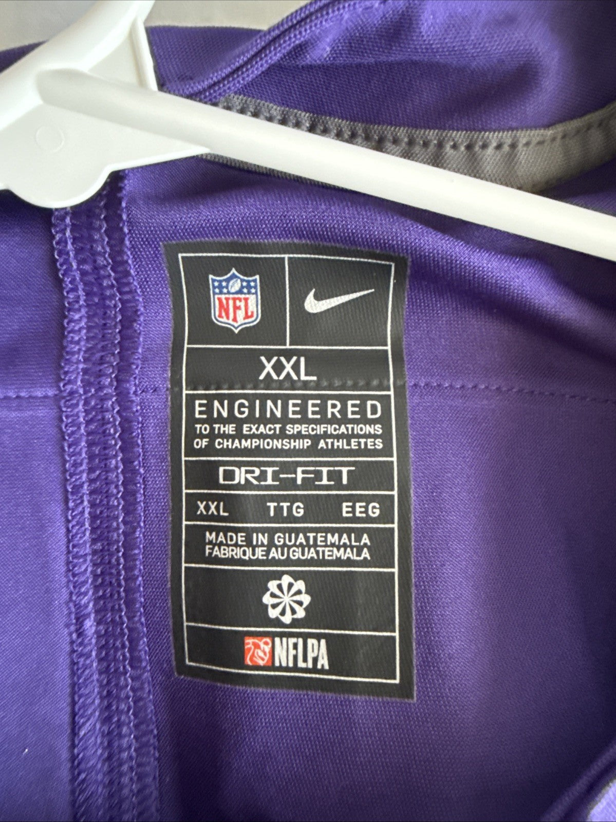 Men’s Nike Lamar Jackson #8 Baltimore Ravens Vapor Lmtd Color Rush Jersey Sz 2XL