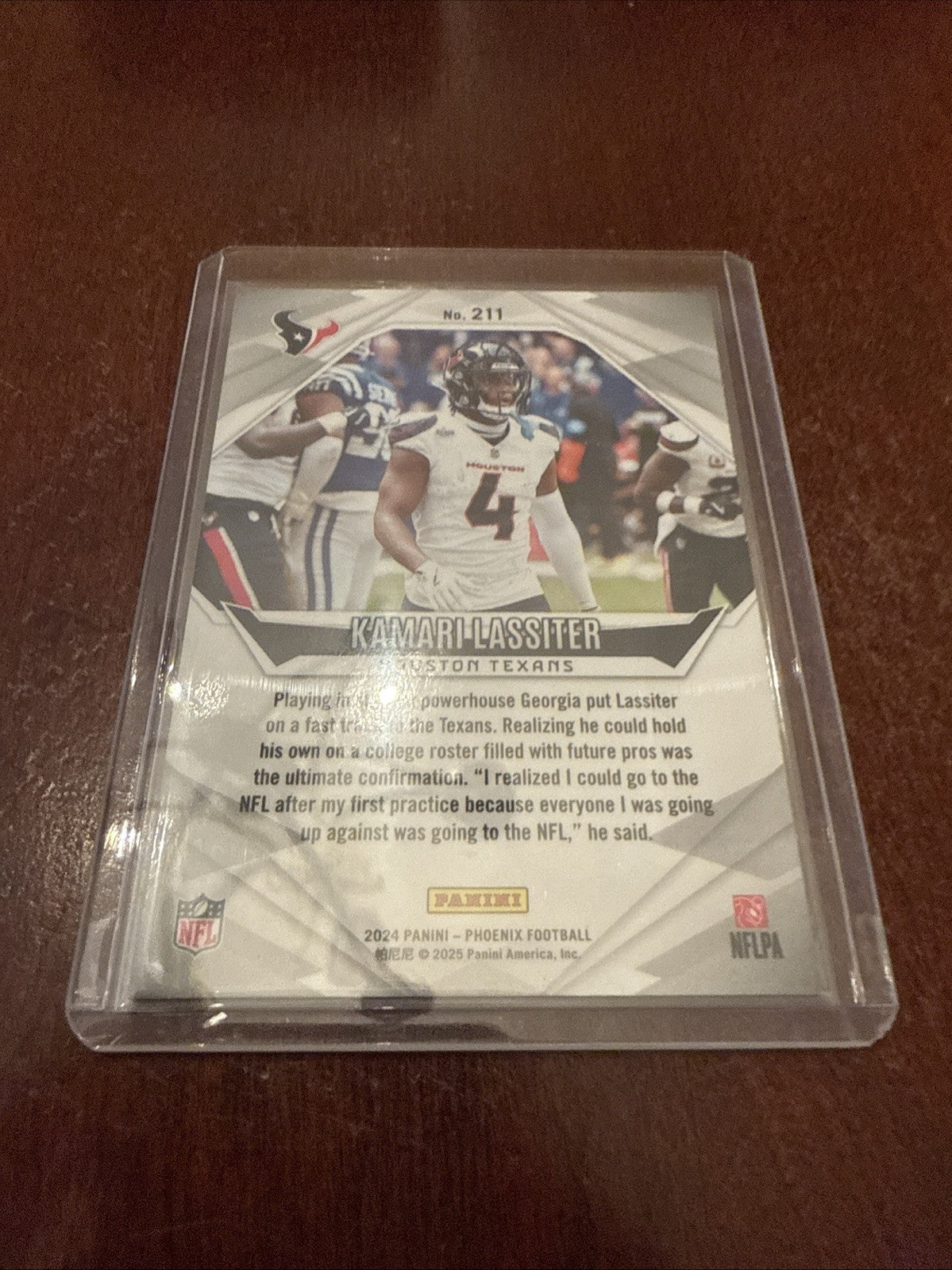 2024 Panini Phoenix - Kamari Lassiter RC HYPER - Texans #211