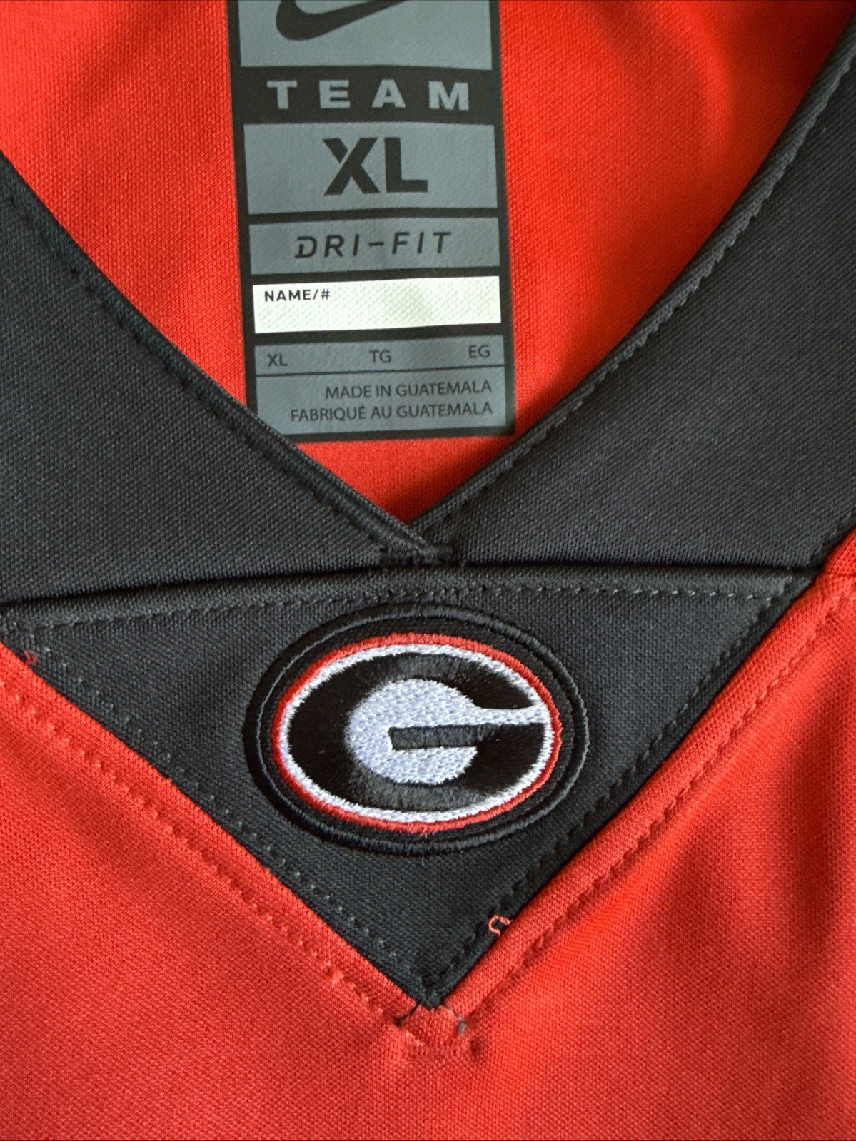 Men’s Nike Tyson Campbell #3 Georgia Bulldogs Alumni Jersey Sz XL - Red RARE