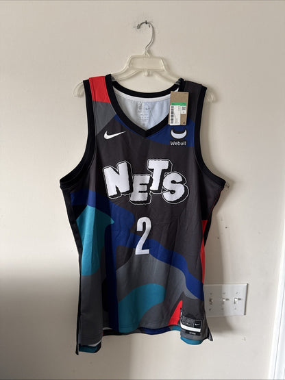 Men’s Nike Cam Johnson #2 Brooklyn Nets KAWS 2023 City Edition Jersey Sz 52 NWT
