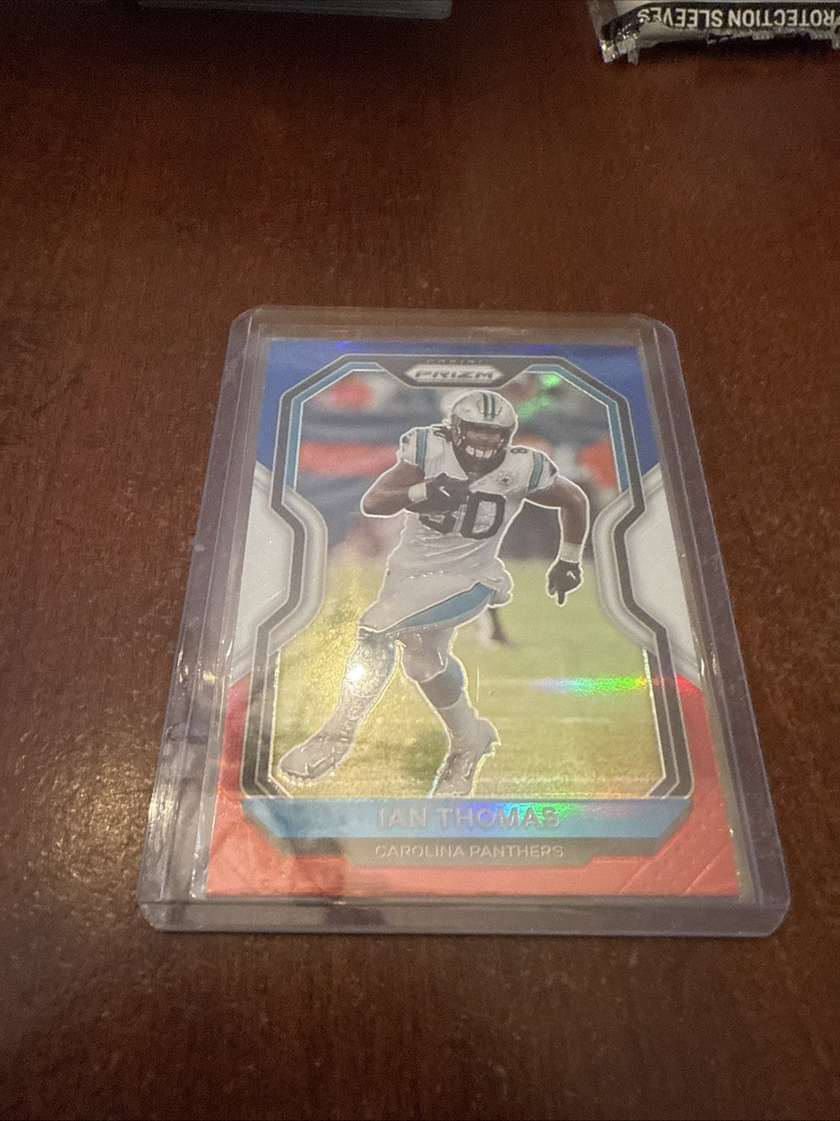 2020 Panini Prizm Red White & Blue Prizm Ian Thomas #238