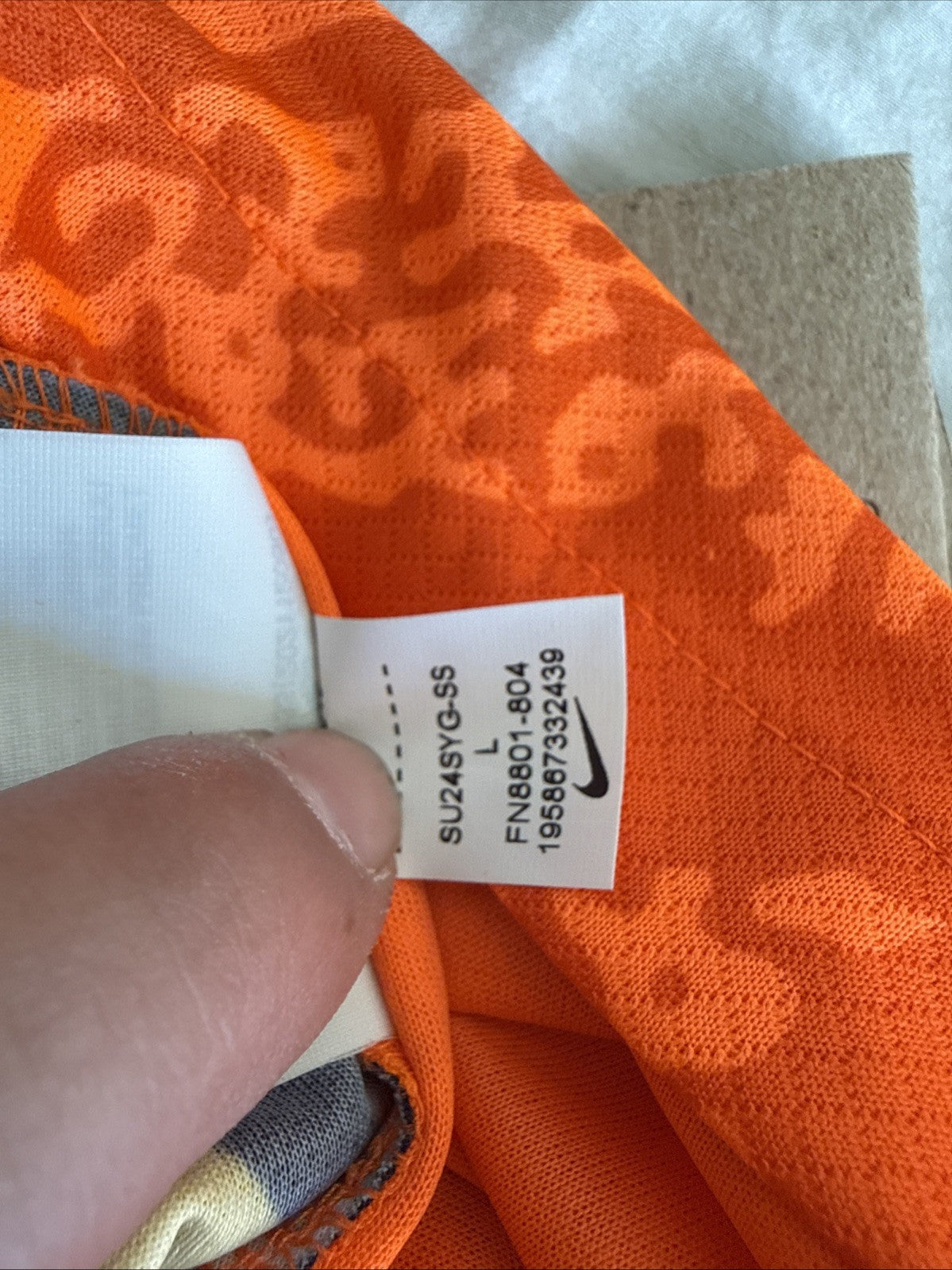Men’s Nike Chelsea FC Stadium Orange Goalkeeper Soccer Jersey Sz L - NWT RARE