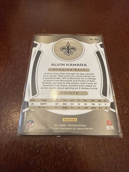 2021 Certified Mirror Pink /10 Alvin Kamara #84