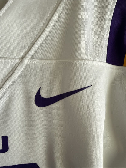 Men’s Nike Joe Burrow #9 LSU Tigers NCAA Football Jersey Sz L - White RARE