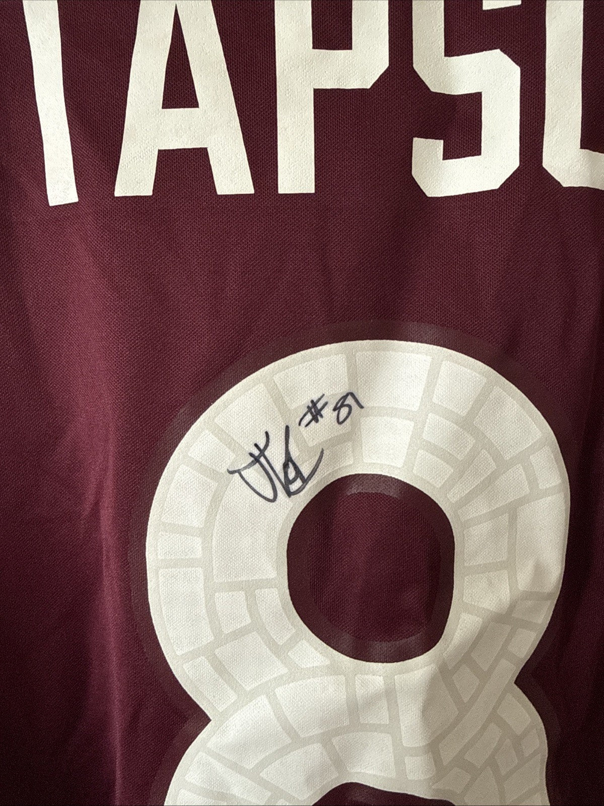 Men’s Nike Jordan Tapscott #81 Autographed VT Hokies Jersey Sz 2XL - NWT RARE
