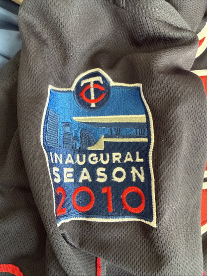 Men’s Majestic Jim Thome Minnesota Twins Inaugural Year 2010 Jersey Sz 48 - RARE