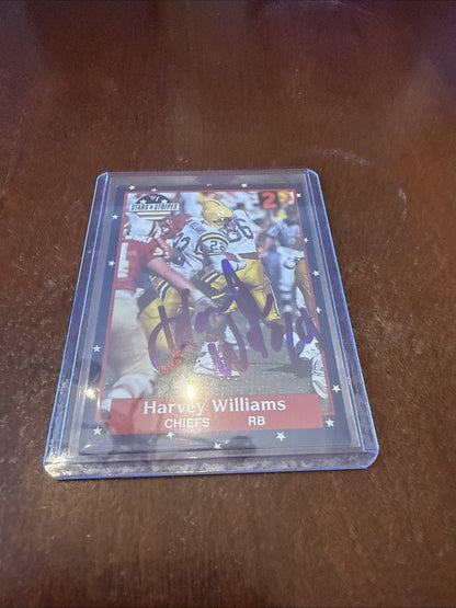 1991 Stars 'n Stripes - Harvey Williams #138 (RC) Autograph