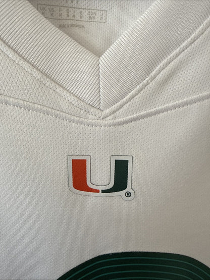 Men’s Adidas Parley University of Miami Hurricanes #19 Football Jersey Sz M RARE