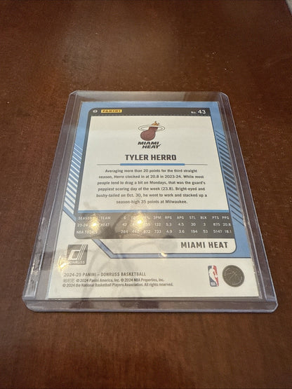 2024-25 Panini Donruss - Tyler Herro #43 Disco Miami Heat