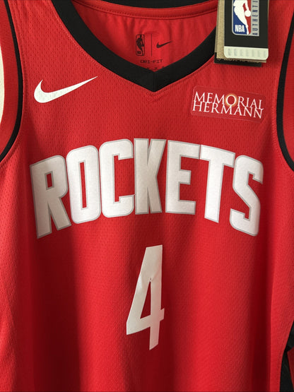 Men’s Nike Jalen Green #4 Houston Rockets Icon Edition Jersey Sz 44 - Red NWT