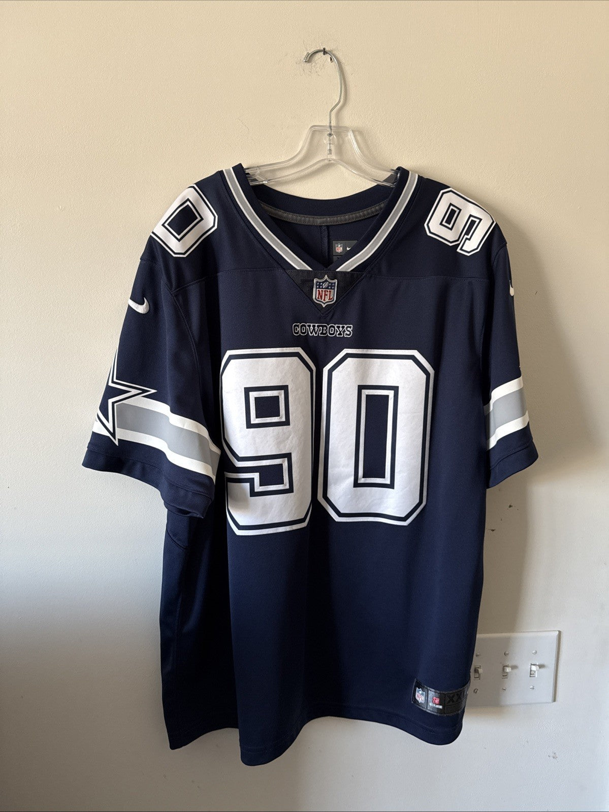 Men’s Nike DeMarcus Lawrence #90 Dallas Cowboys Vapor Lmtd Jersey Sz 2XL - RARE
