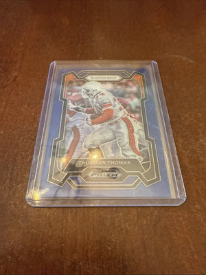 2024 Panini Prizm Draft Picks - Thurman Thomas #10 Blue Wave Prizm /249