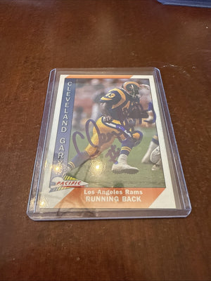 1991 Pacific - Cleveland Gary #251 Autograph