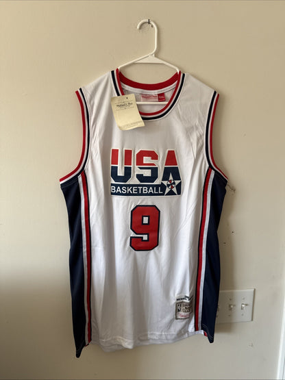 Men’s Mitchell & Ness Michael Jordan #9 1992 Dream Team USA Jersey Sz 48 - NWT