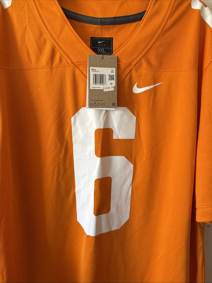 Men’s Nike Tennessee Volunteers Alvin Kamara #6 Alumni Jersey Sz 2XL Orange NWT
