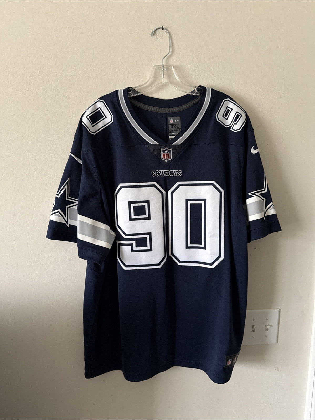 Men’s Nike DeMarcus Lawrence #90 Dallas Cowboys Vapor Lmtd Jersey Sz 3XL - RARE