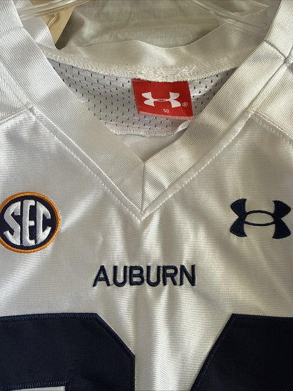 Men’s Under Armour Bo Jackson #34 Auburn Tigers NCAA Jersey Sz 50 - White
