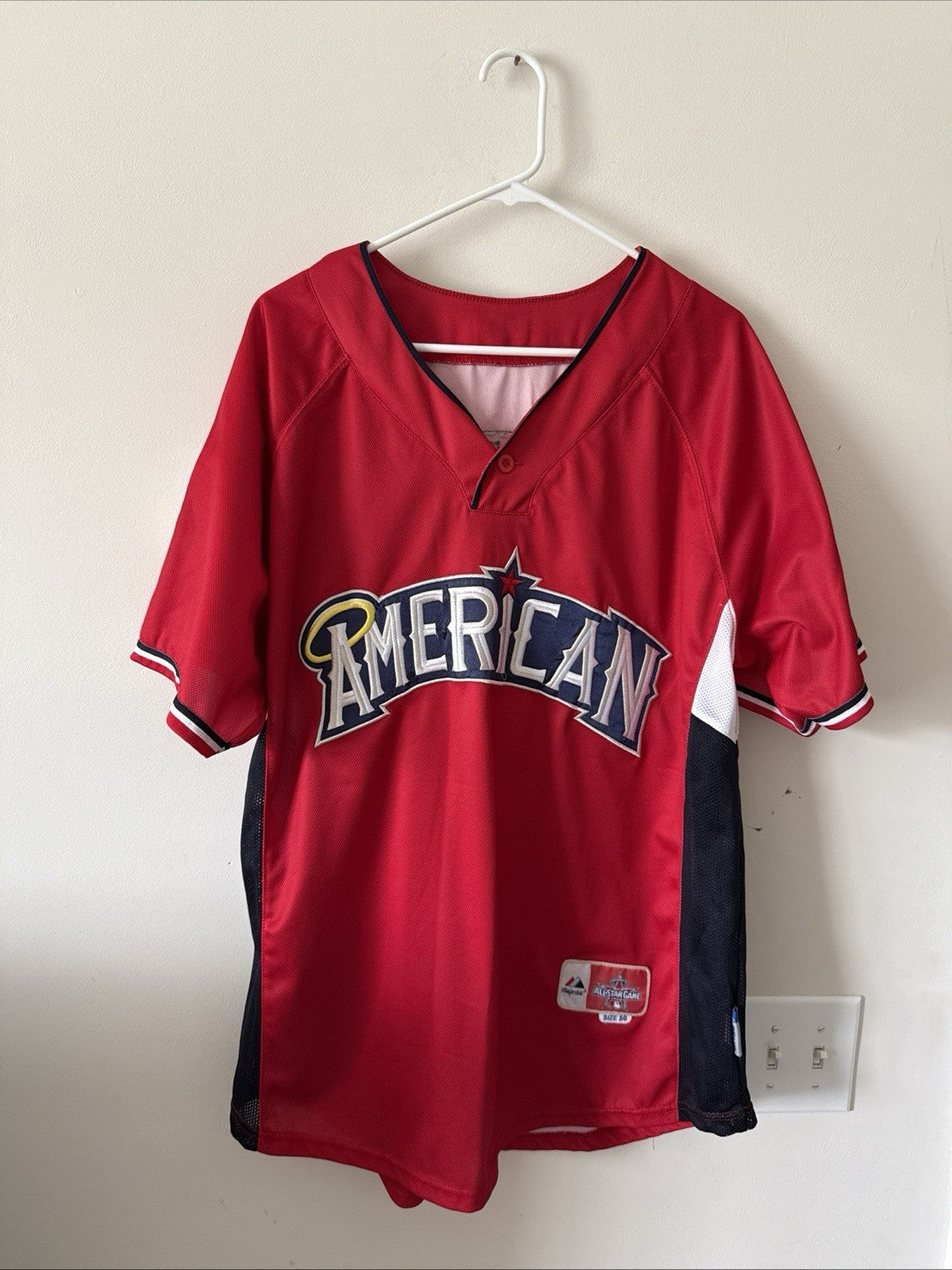 Men’s Majestic Authentic Derek Jeter 2010 All Star Jersey New York Yankees Sz 50
