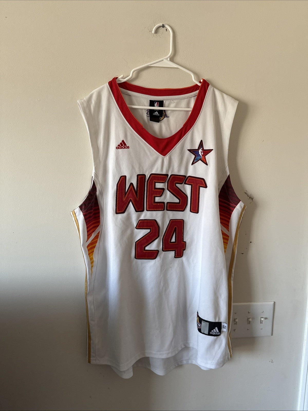 Men’s Adidas Kobe Bryant 2009 All Star Los Angeles Lakers Jersey Sz 52 - RARE