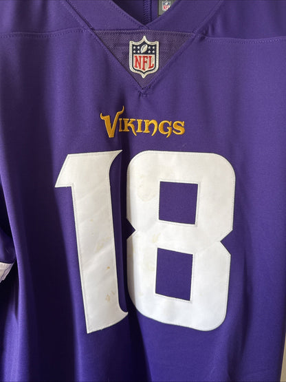 Men’s Nike Justin Jefferson #18 Minnesota Vikings Vapor Lmtd Jersey Size XL RARE
