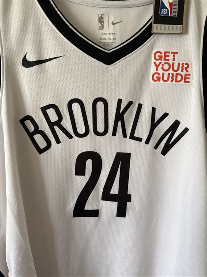 Men’s Nike Cam Thomas #24 Brooklyn Nets Swingman NBA Jersey Sz 56 - NWT RARE
