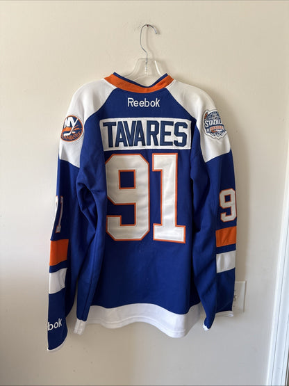 MEN’S REEBOK STADIUM SERIES 2014 JOHN TAVARES NEW YORK ISLANDERS JERSEY SIZE 50