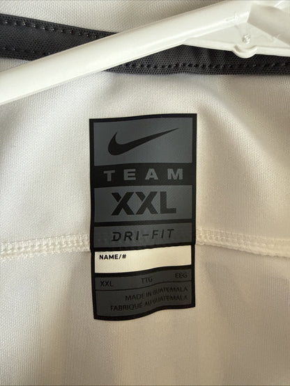 Men’s Nike Odell Beckham Jr #3 LSU Tigers NCAA DriFit Jersey Sz 2XL - White RARE