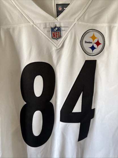 Men’s Nike Antonio Brown #84 Steelers Vapor Limited NFL Jersey Sz M - White RARE