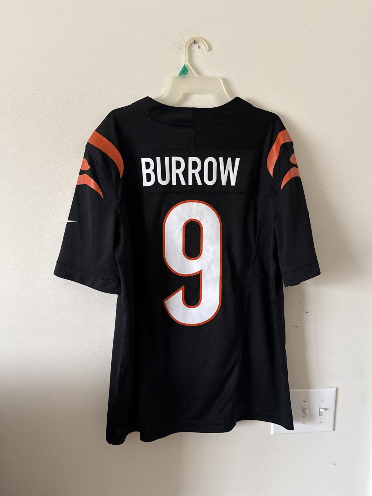 Men’s Nike Joe Burrow #9 Cincinnati Bengals Vapor Lmtd NFL Jersey Sz L - Black