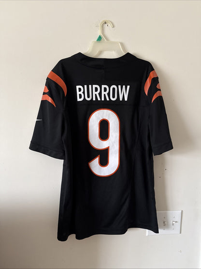 Men’s Nike Joe Burrow #9 Cincinnati Bengals Vapor Lmtd NFL Jersey Sz L - Black