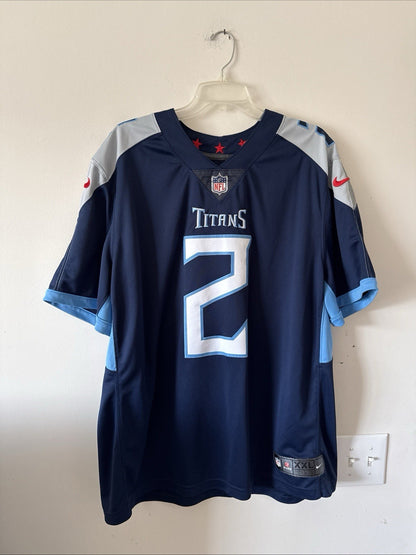 Men’s Nike Julio Jones #2 Tennessee Titans Vapor Lmtd Jersey Sz 2XL - Blue RARE