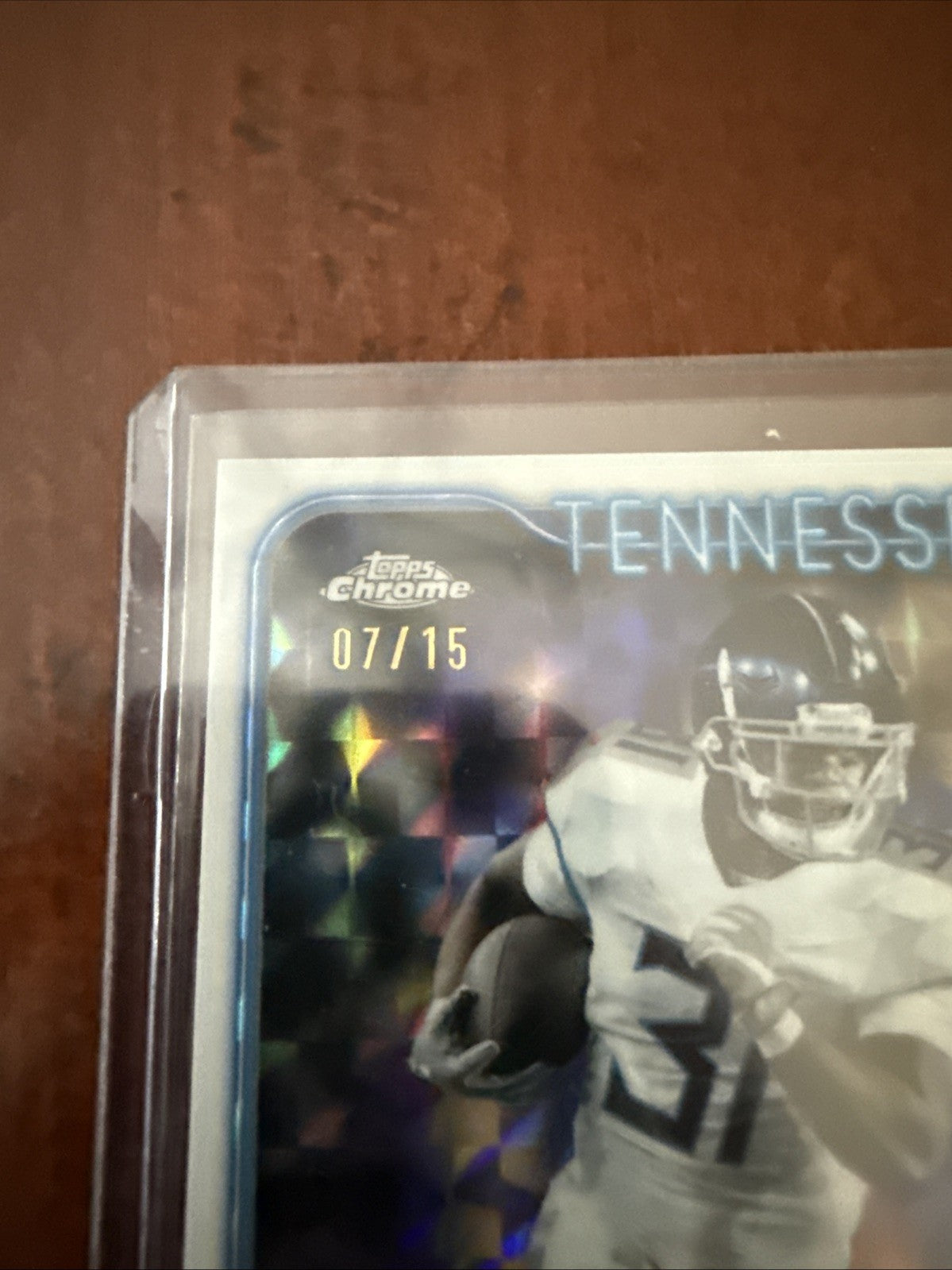 Topps Chrome Sapphire Football - Jabari Small (RC Tennessee) 07/15 #275