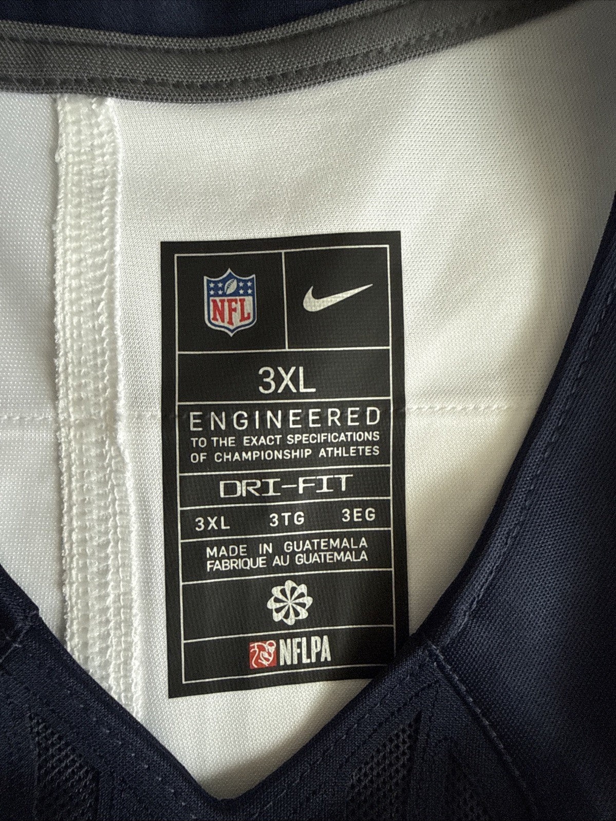 Men’s Nike Trevon Diggs #7 Dallas Cowboys Vapor Limited Jersey Sz 3XL - Blue