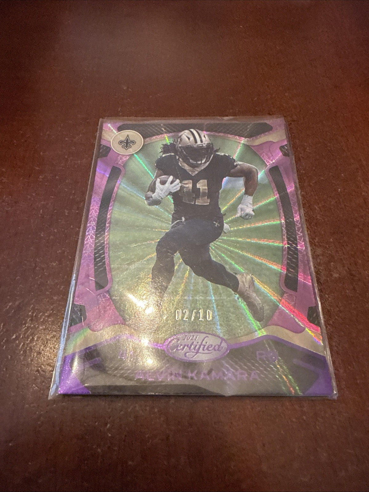 2021 Certified Mirror Pink /10 Alvin Kamara #84