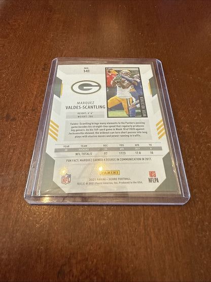 2021 Score - Marquez Valdes-Scantling #141 Red Dots /460
