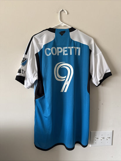 Men’s Adidas Enzo Copetti #9 Charlotte FC Jersey Authentic 24/25  Sz L NWT RARE