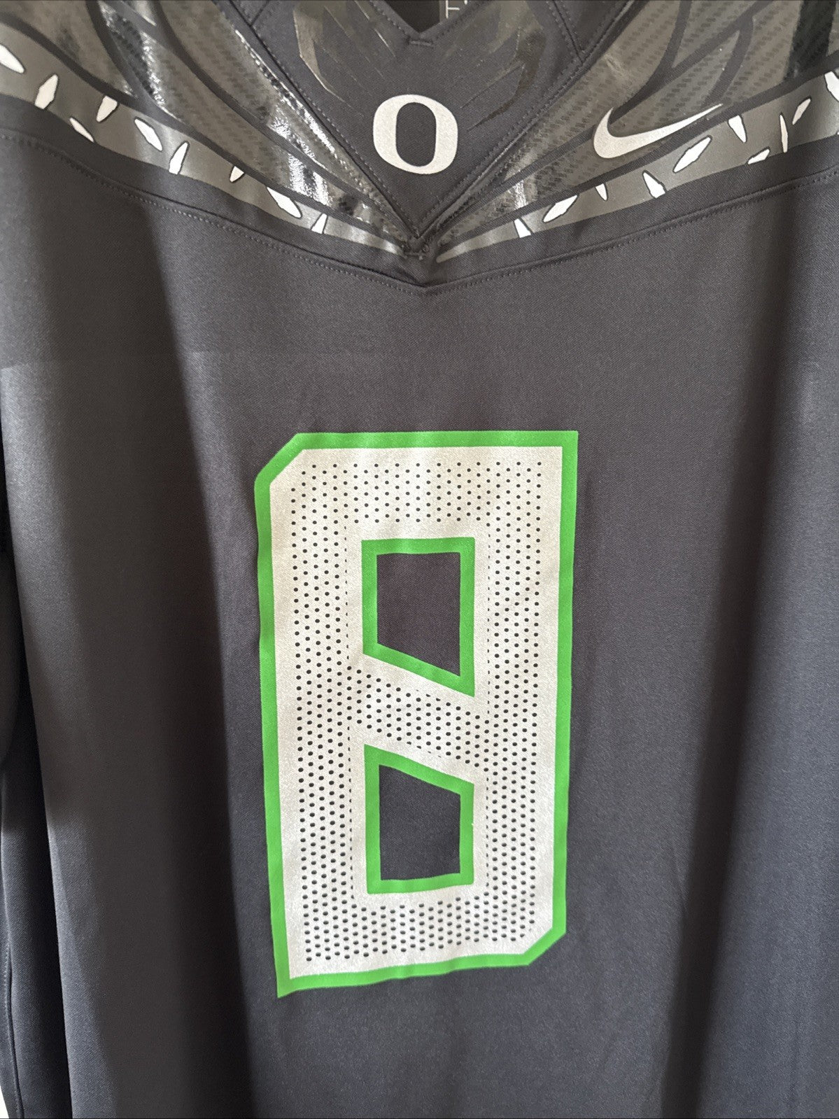 Men’s Nike Dillon Gabriel #0 Oregon Ducks 2024 NIL NCAA Jersey Sz XL Black RARE