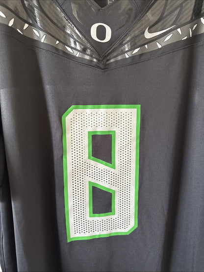 Men’s Nike Dillon Gabriel #0 Oregon Ducks 2024 NIL NCAA Jersey Sz XL Black RARE