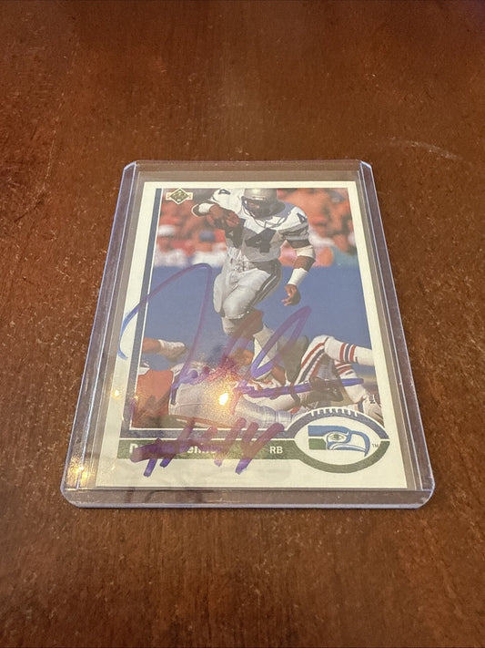 1991 Upper Deck - Derrick Fenner #139 Autograph